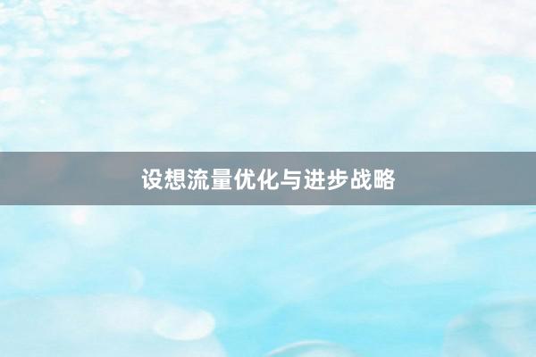 设想流量优化与进步战略